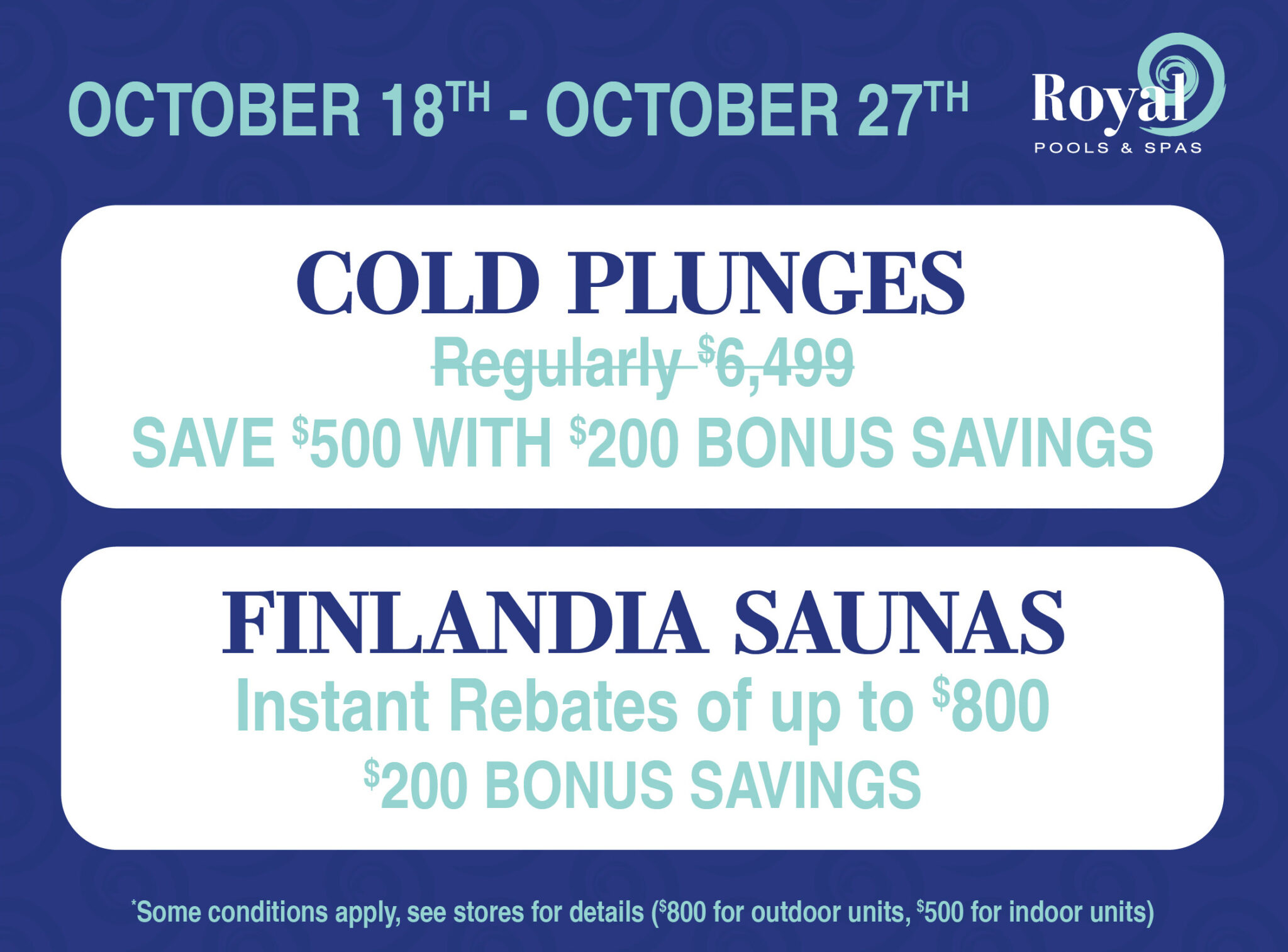 Unlock Big Savings on Cold Plunges and Finlandia Saunas!