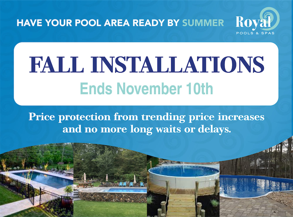 Fall Pool Installations